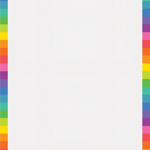 Colorful Blank Write-On/Wipe-Off Chart