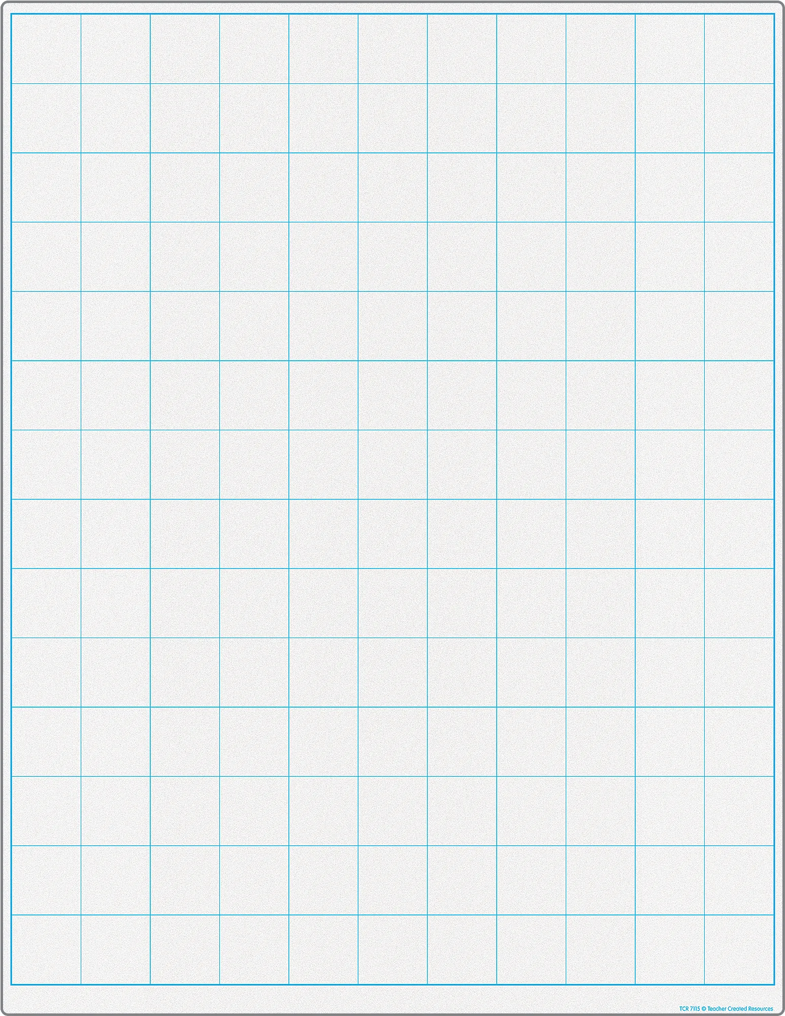 Graphing Grid 1-1/2 Inch Squares Write-On/Wipe-Off Chart