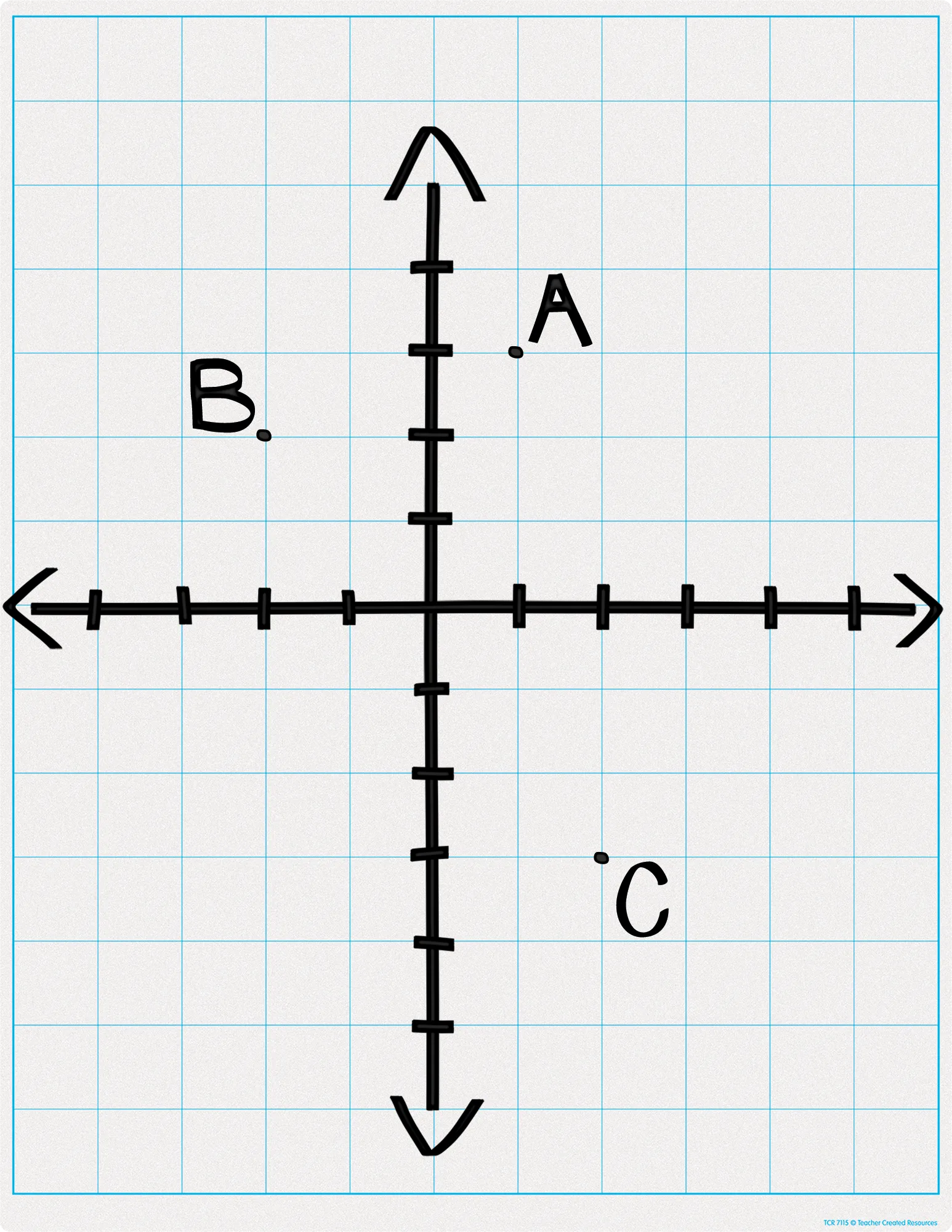 Graphing Grid 1-1/2 Inch Squares Write-On/Wipe-Off Chart - Image 2