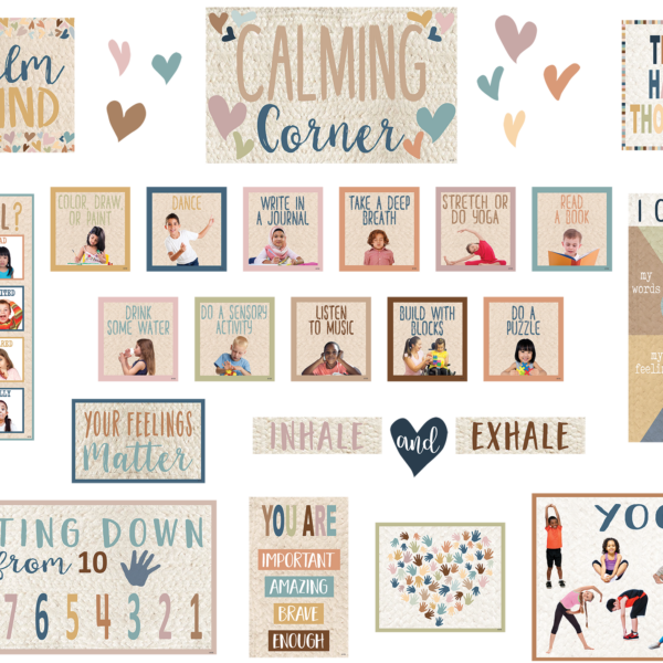 Everyone is Welcome Calming Corner Bulletin Board