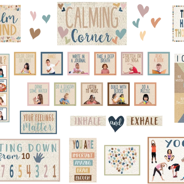 Everyone is Welcome Calming Corner Bulletin Board