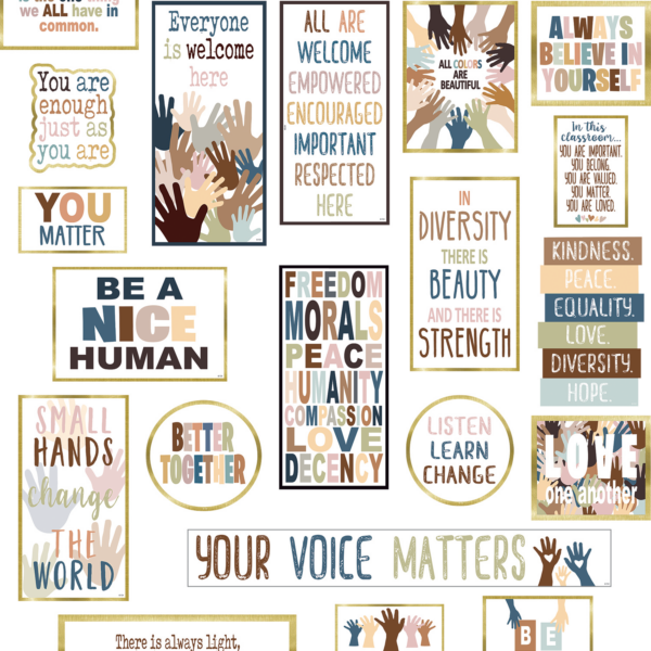 Everyone is Welcome Diversity Mini Bulletin Board