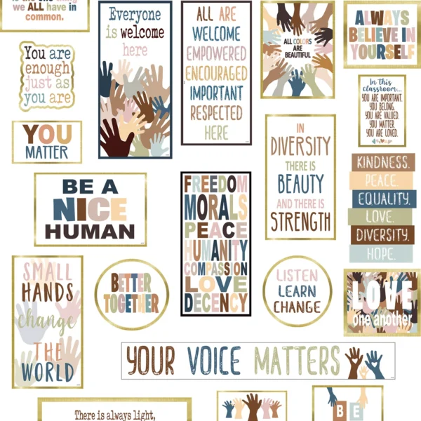 Everyone is Welcome Diversity Mini Bulletin Board
