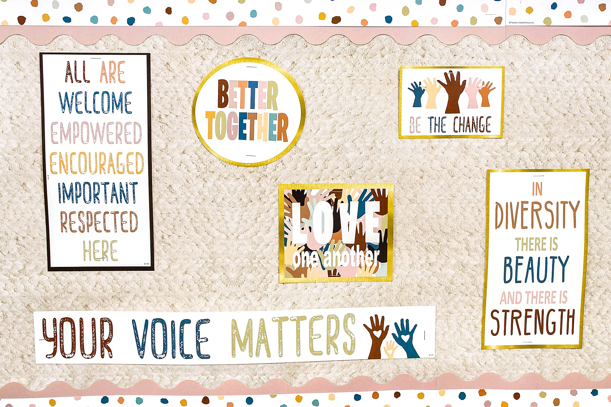 Everyone is Welcome Diversity Mini Bulletin Board - Image 2