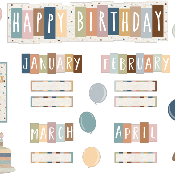 Everyone is Welcome Happy Birthday Mini Bulletin Board