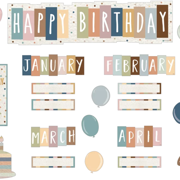 Everyone is Welcome Happy Birthday Mini Bulletin Board