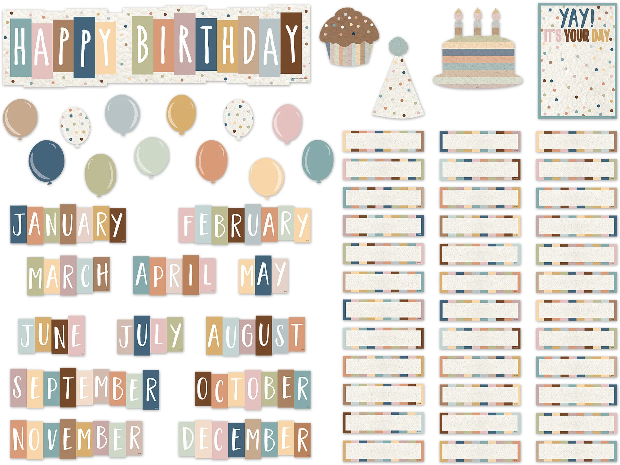 Everyone is Welcome Happy Birthday Mini Bulletin Board - Image 2