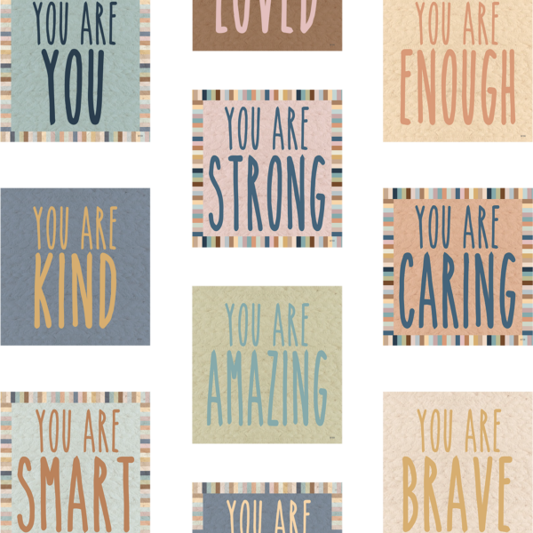 Everyone is Welcome Positive Affirmations Accents