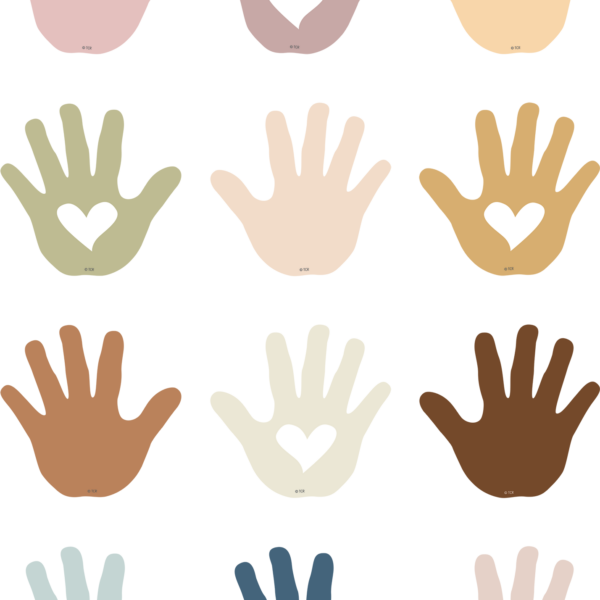 Everyone is Welcome Helping Hands Mini Accents