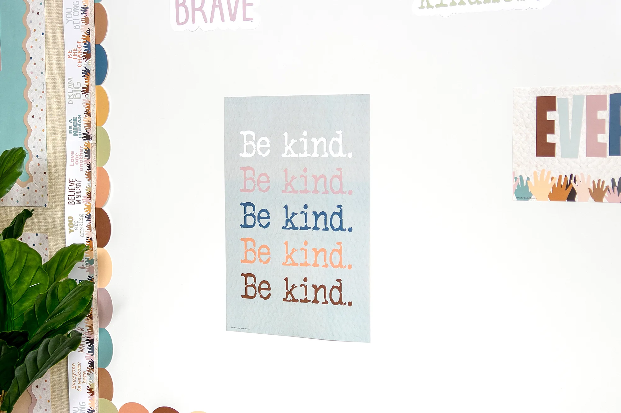Be Kind. Be Kind. Be Kind. Positive Poster - Image 2