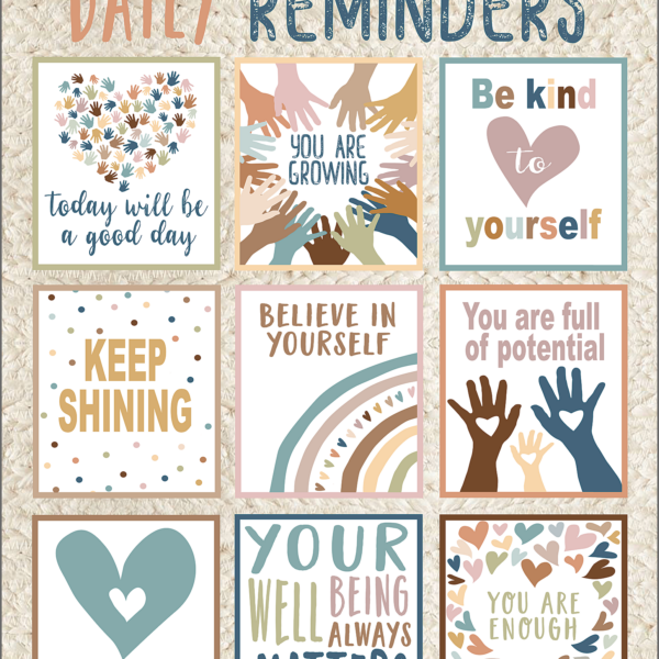 Everyone is Welcome Daily Reminders Chart