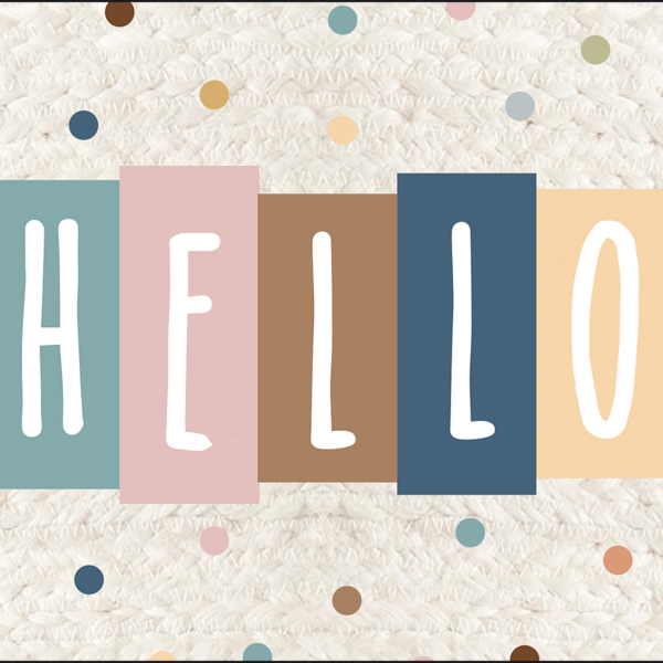 Everyone is Welcome Hello Postcards