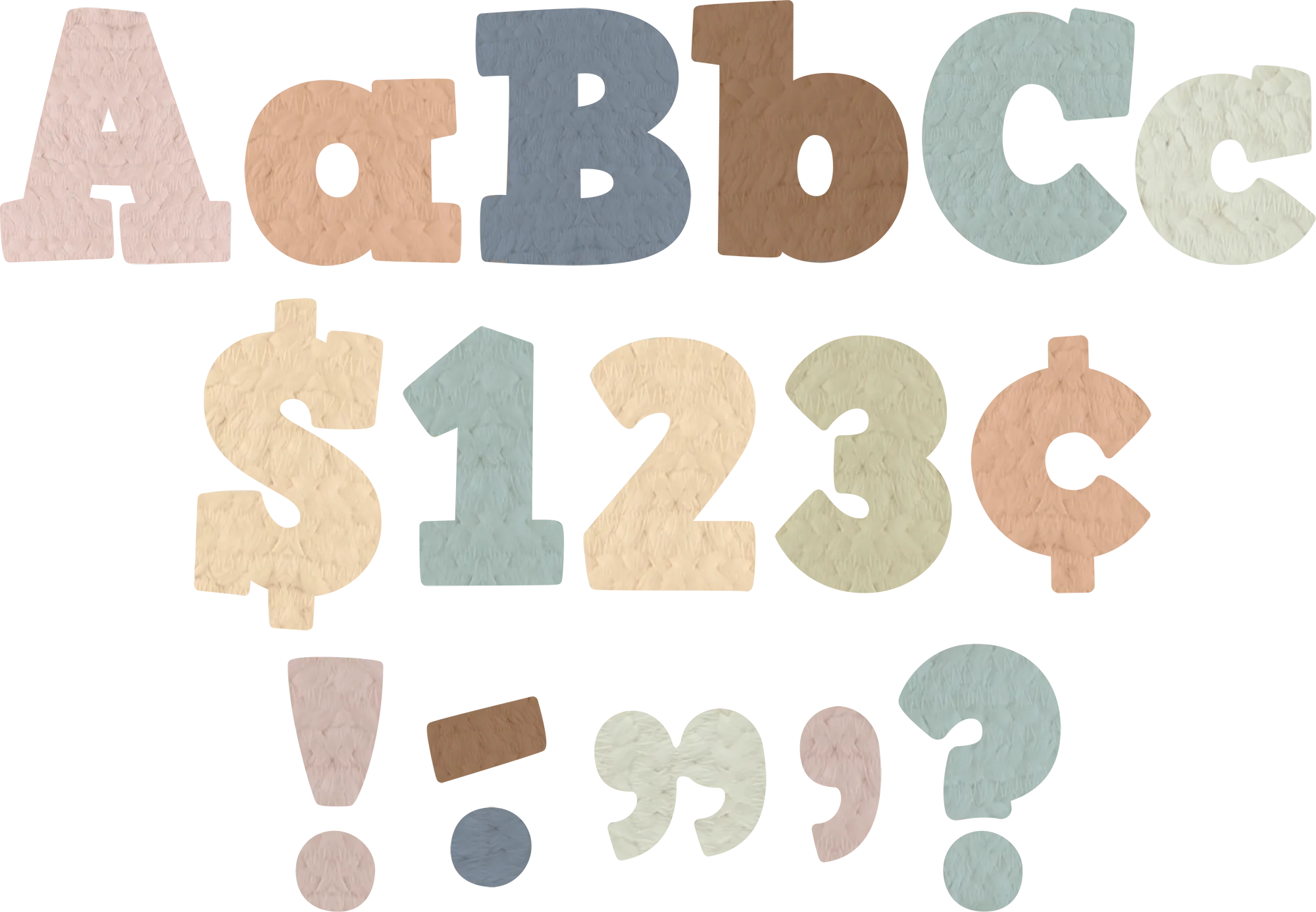 Everyone is Welcome Bold Block 4" Letters Combo Pack