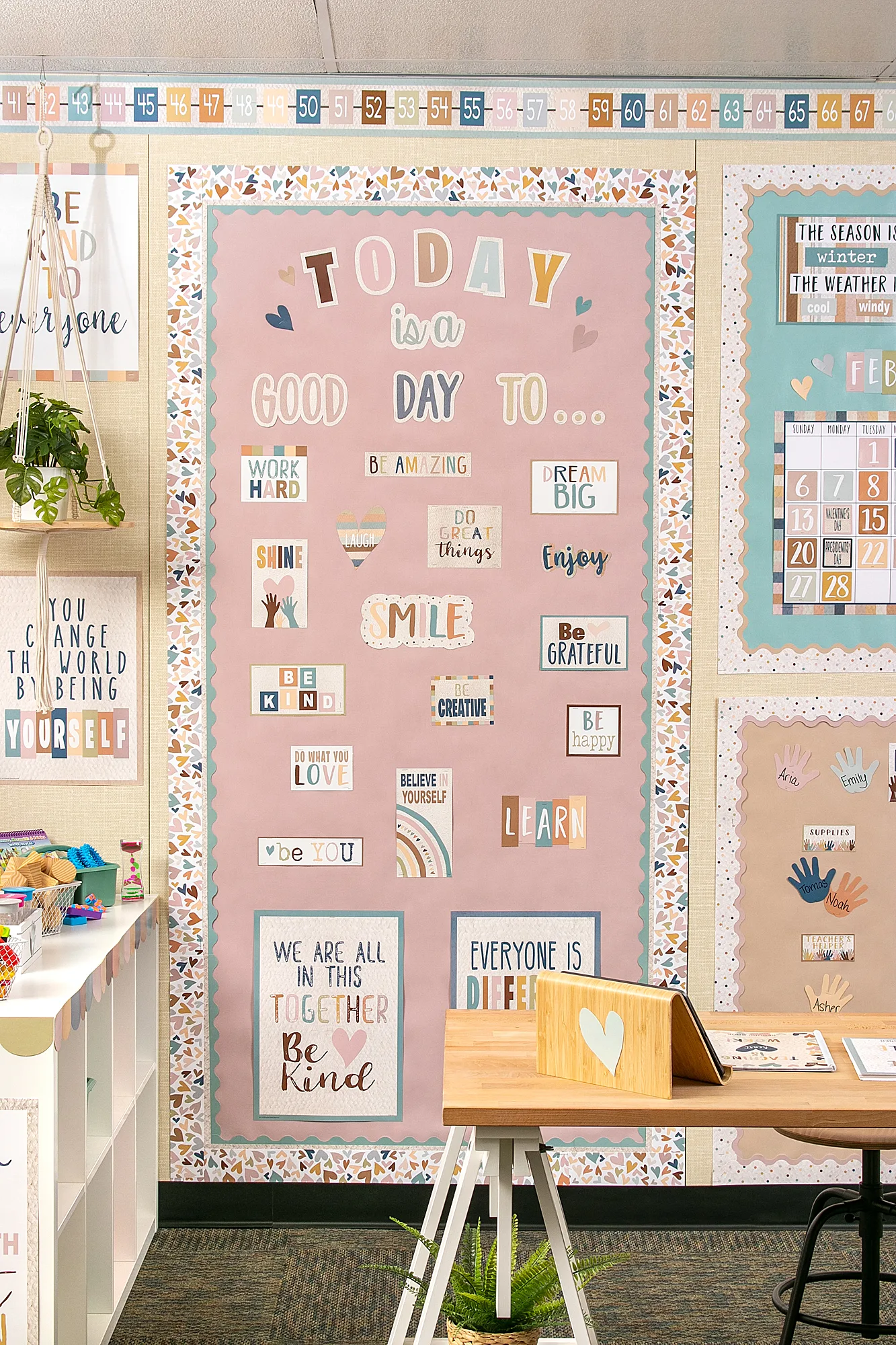 Everyone is Welcome Today is a Good Day Mini Bulletin Board - Image 2