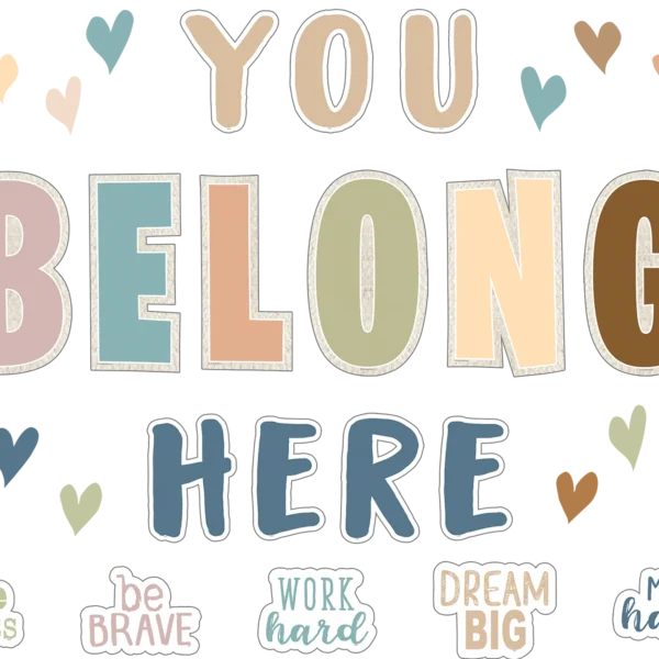 Everyone is Welcome You Belong Here Bulletin Board