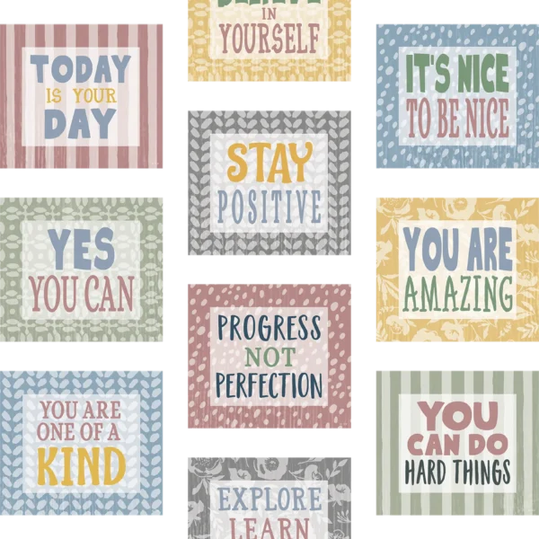 Classroom Cottage Positive Sayings Accents