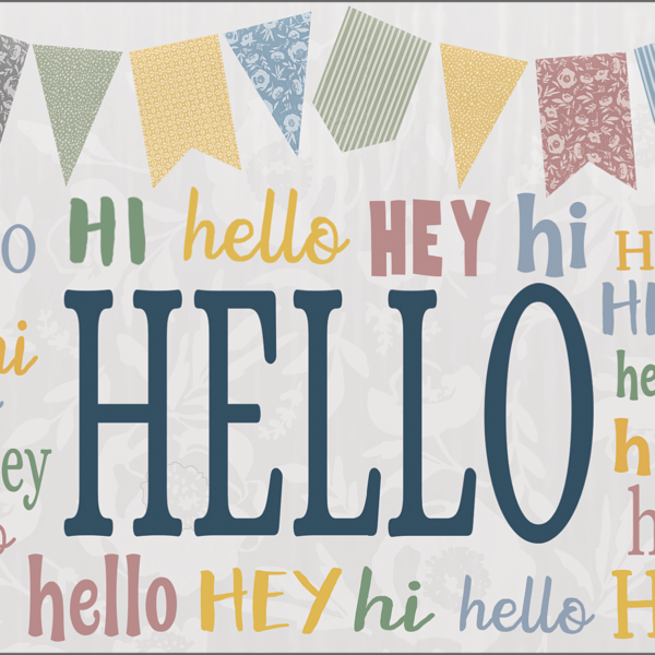Classroom Cottage Hello Postcards