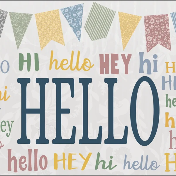 Classroom Cottage Hello Postcards