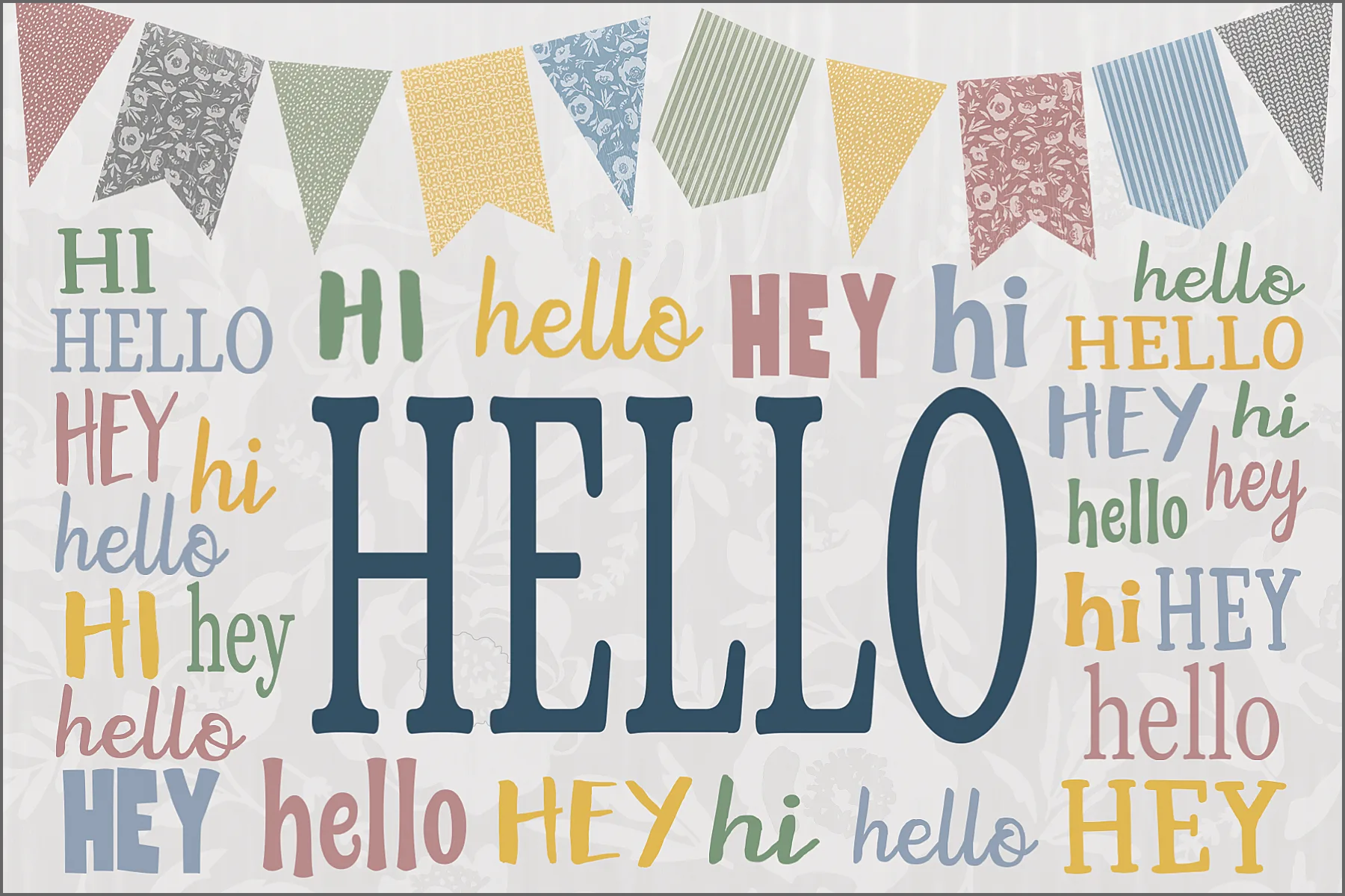 Classroom Cottage Hello Postcards