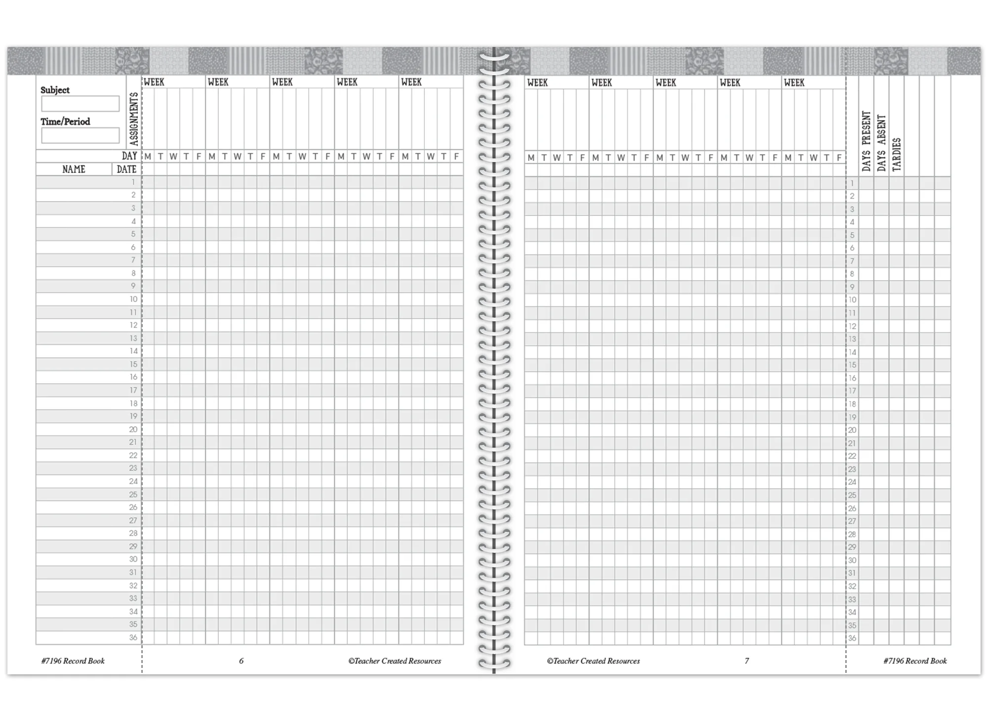 Classroom Cottage Record Book - Image 2