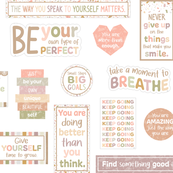 Terrazzo Tones Mini Bulletin Board