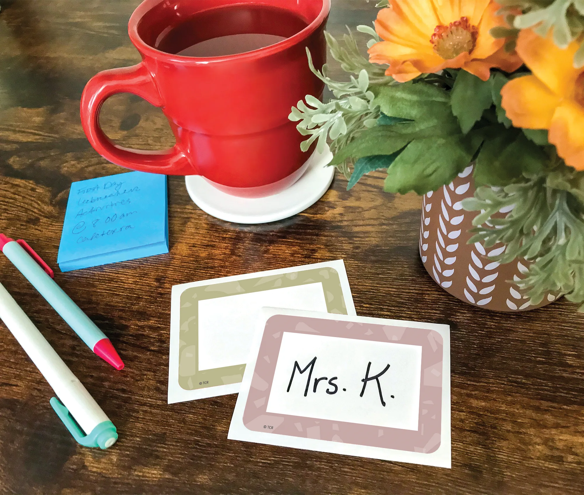 Terrazzo Tones Name Tags/Labels - Multi-Pack - Image 2