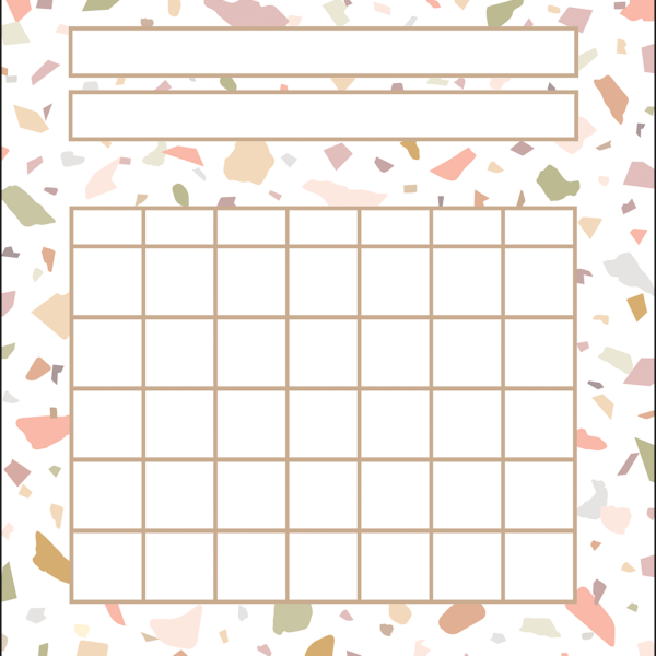 Terrazzo Tones Incentive Charts
