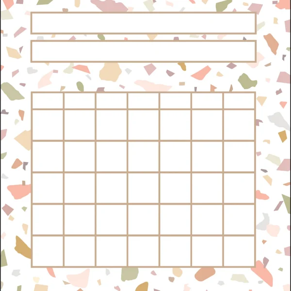 Terrazzo Tones Incentive Charts