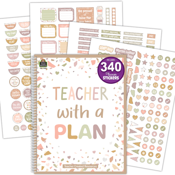 Terrazzo Tones Teacher Planner