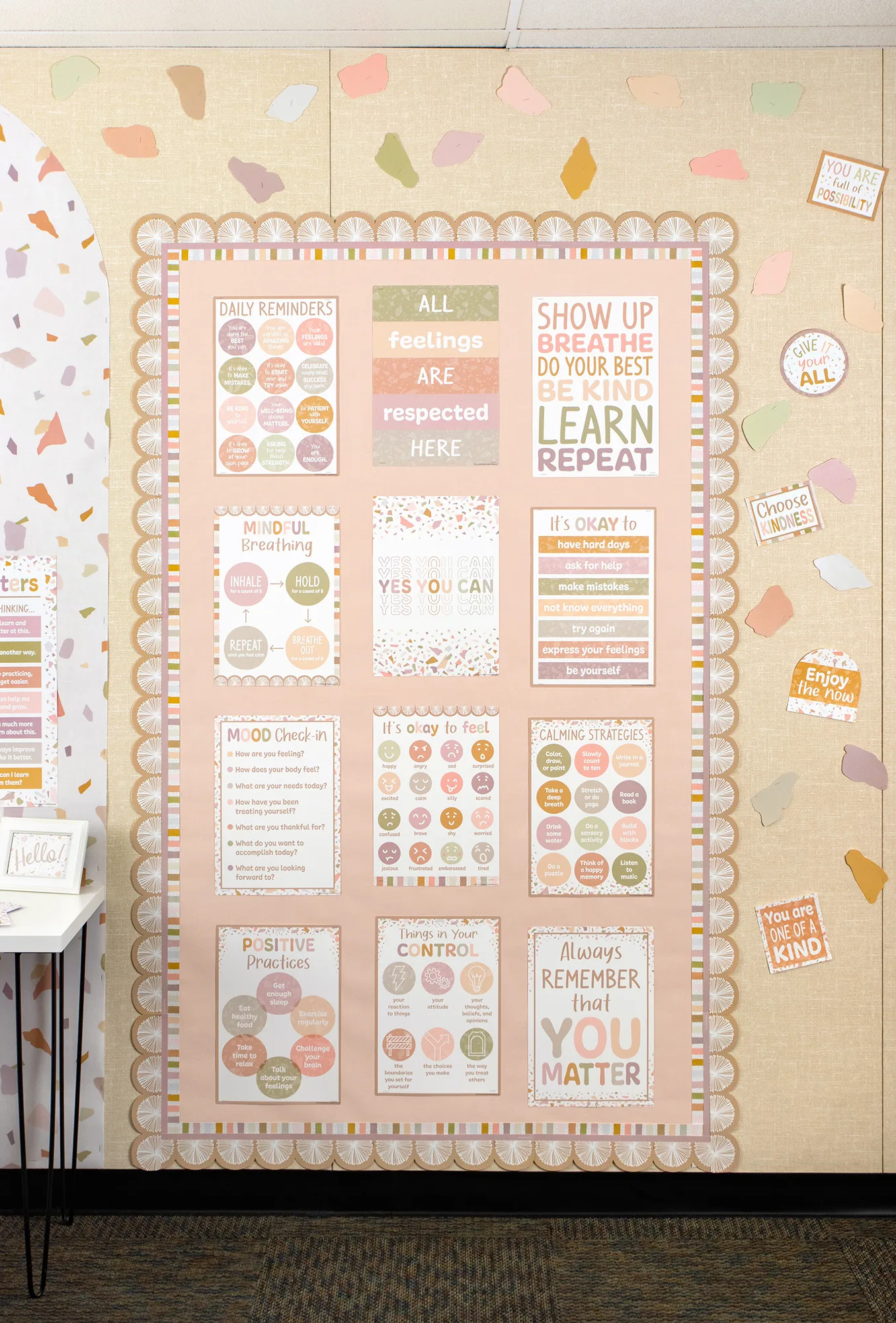 Terrazzo Tones Positive Practices Small Poster Pack - Image 2