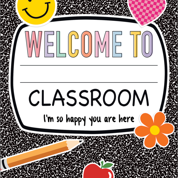 Cool for School Composition Welcome Chart
