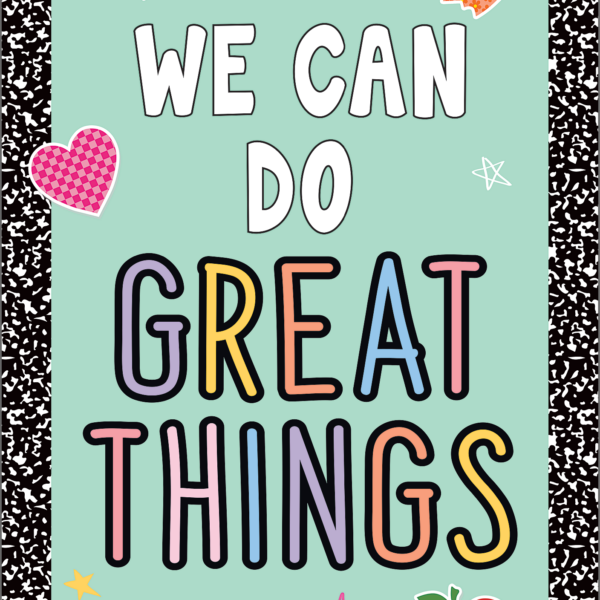 We Can Do Great Things Positive Poster