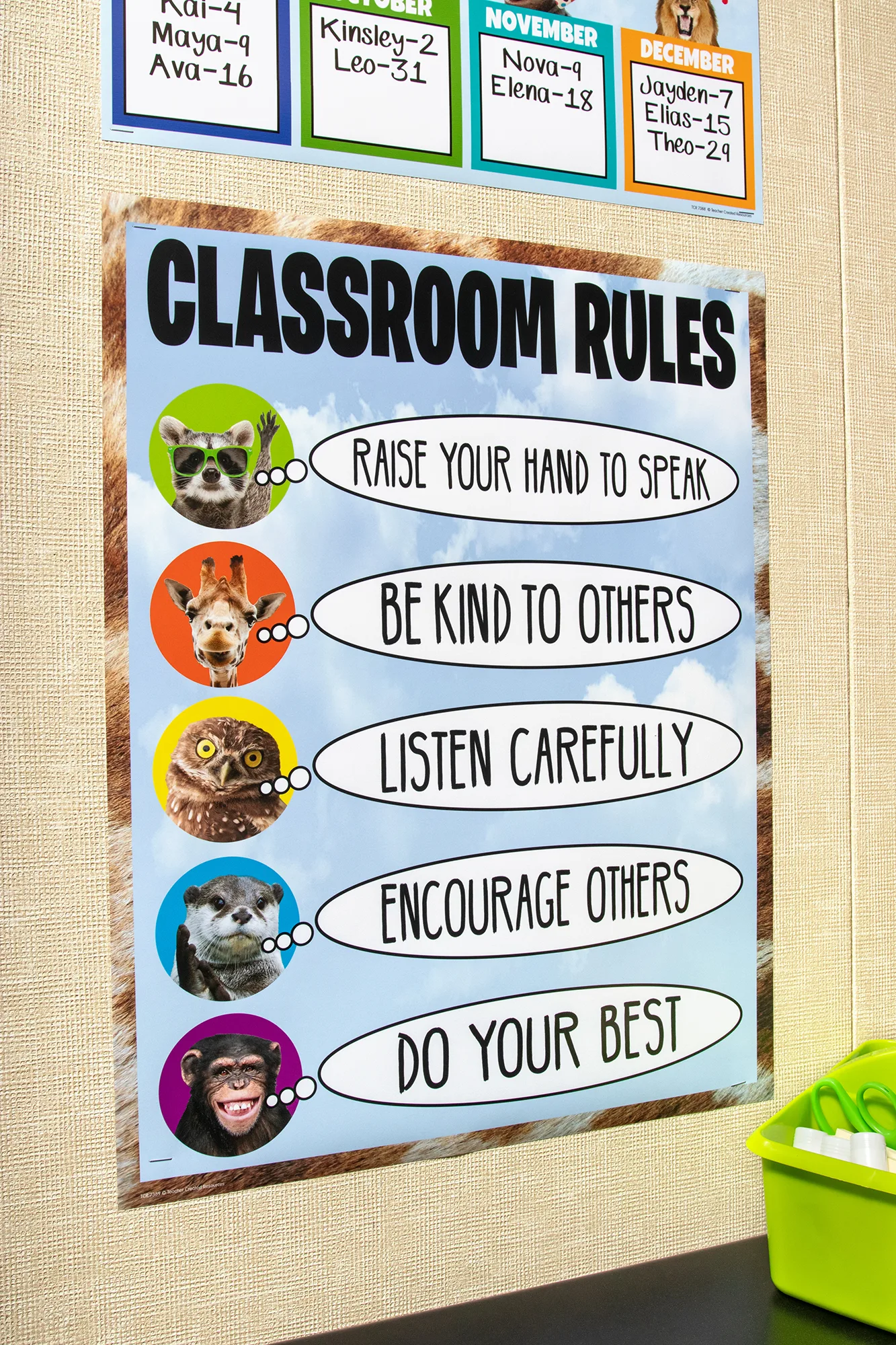 Go Wild Animals Classroom Rules Chart - Image 2