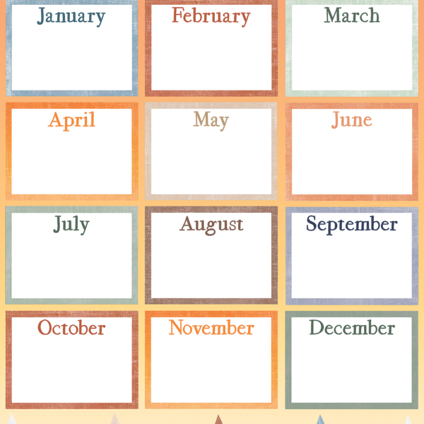 Moving Mountains Happy Birthday Chart