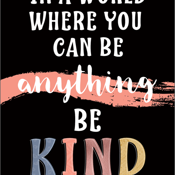 Wonderfully Wild Be Kind Positive Poster