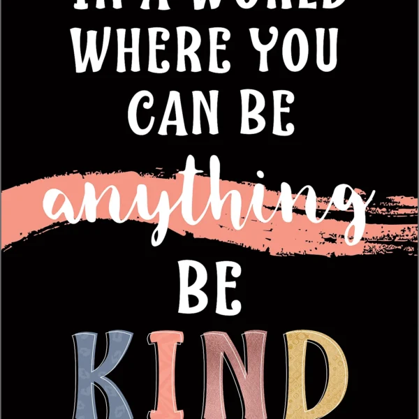 Wonderfully Wild Be Kind Positive Poster