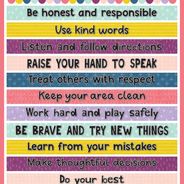 Oh Happy Day Classroom Rules Chart