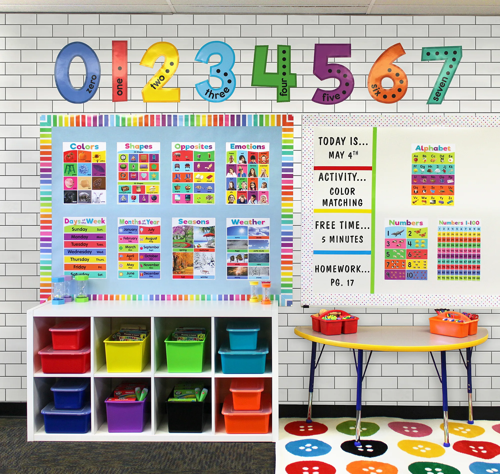 Colorful Early Learning Small Poster Pack - Image 2