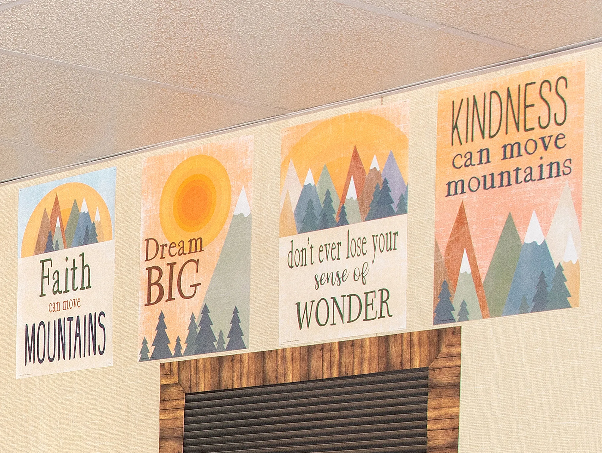 Faith Can Move Mountains Positive Poster - Image 2