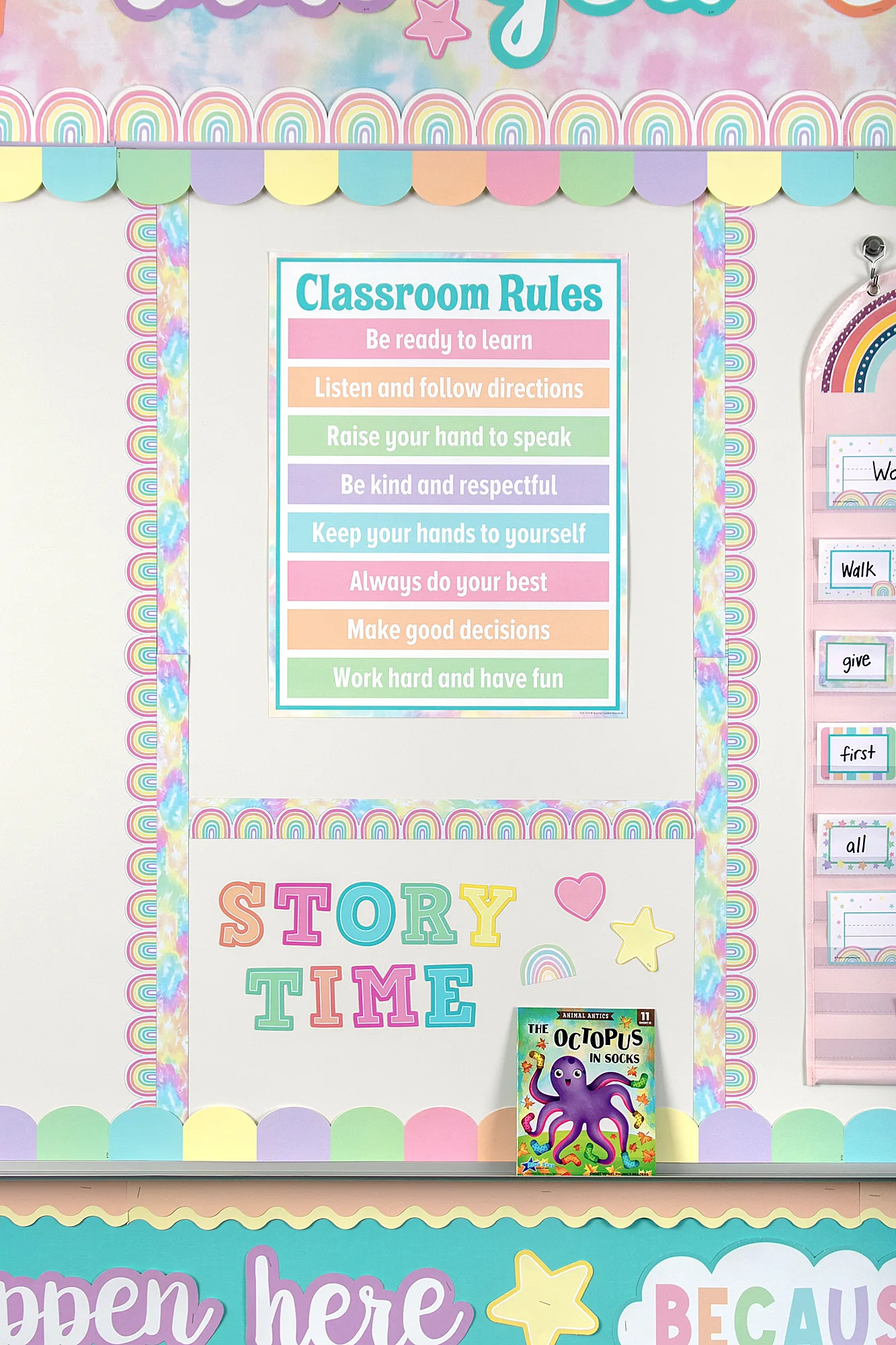 Pastel Pop Classroom Rules Chart - Image 2