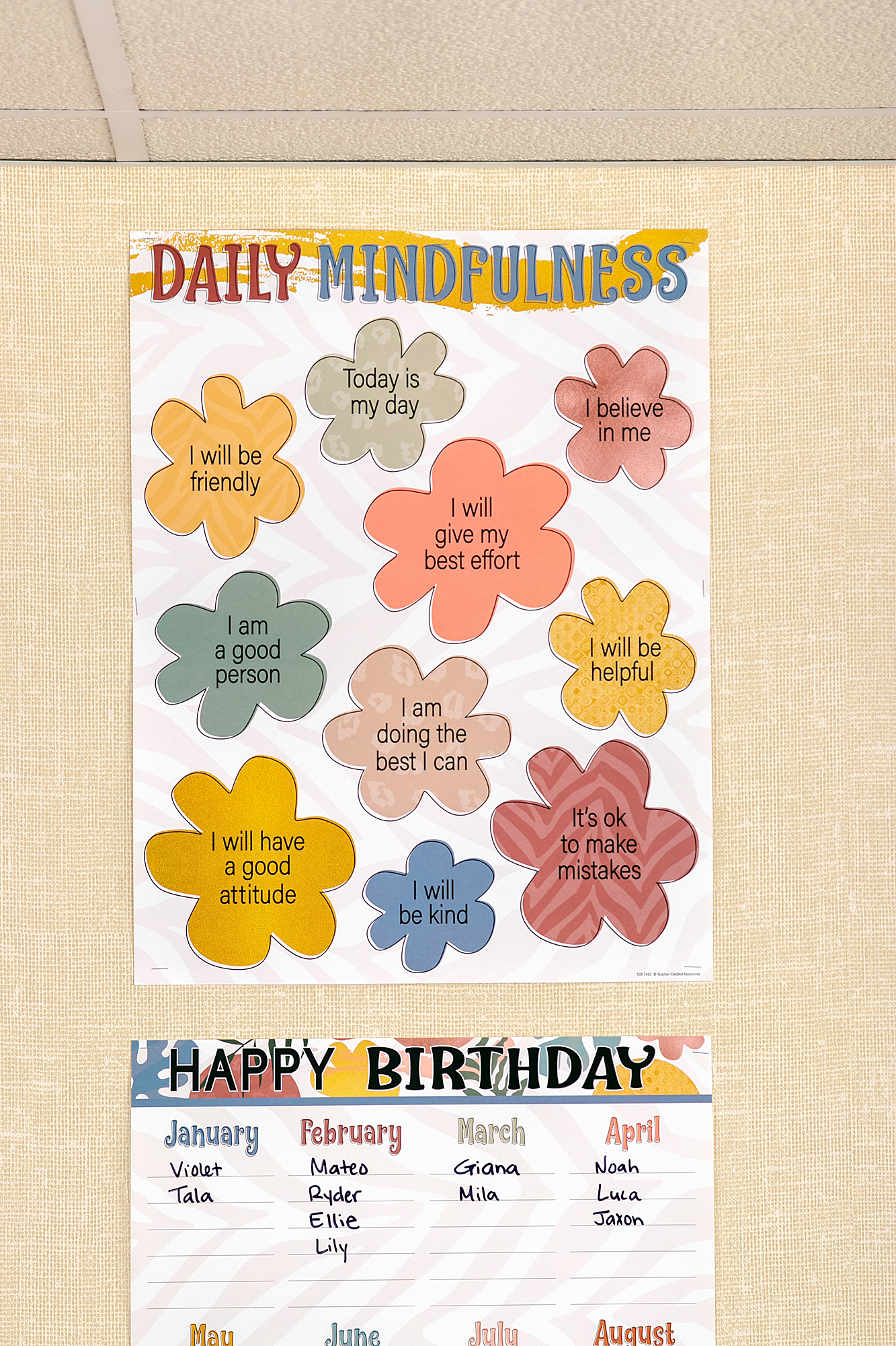 Wonderfully Wild Daily Mindfulness Chart - Image 2