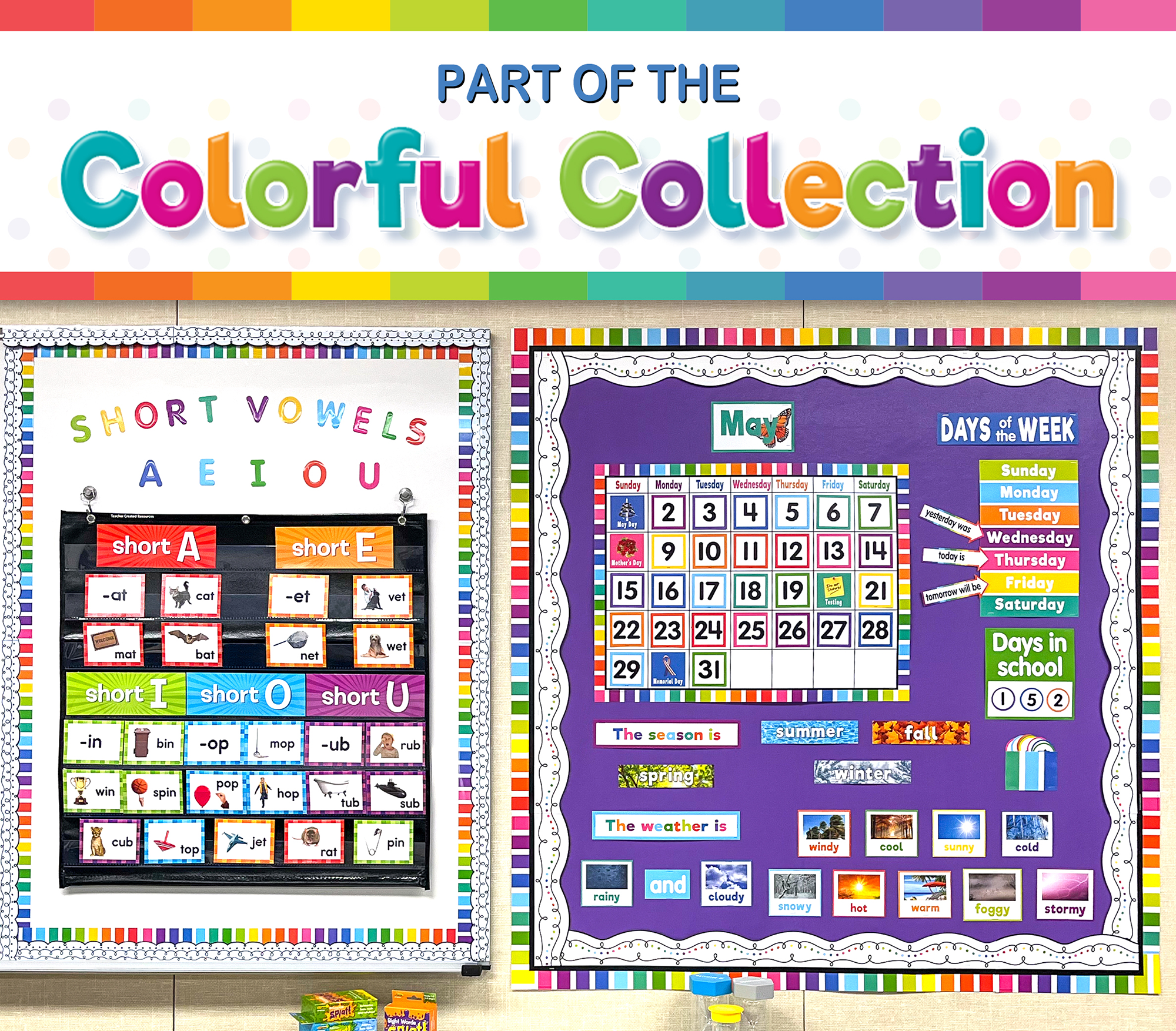 Colorful Months of the Year Chart - Image 2