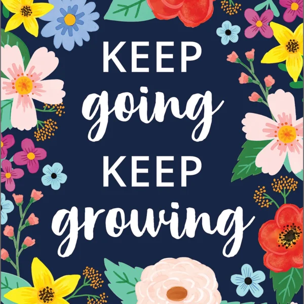 Keep Going, Keep Growing Positive Poster