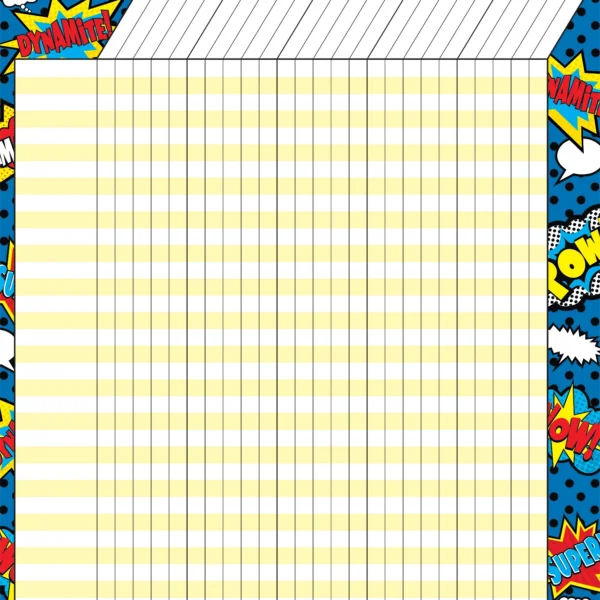 Superhero Incentive Chart