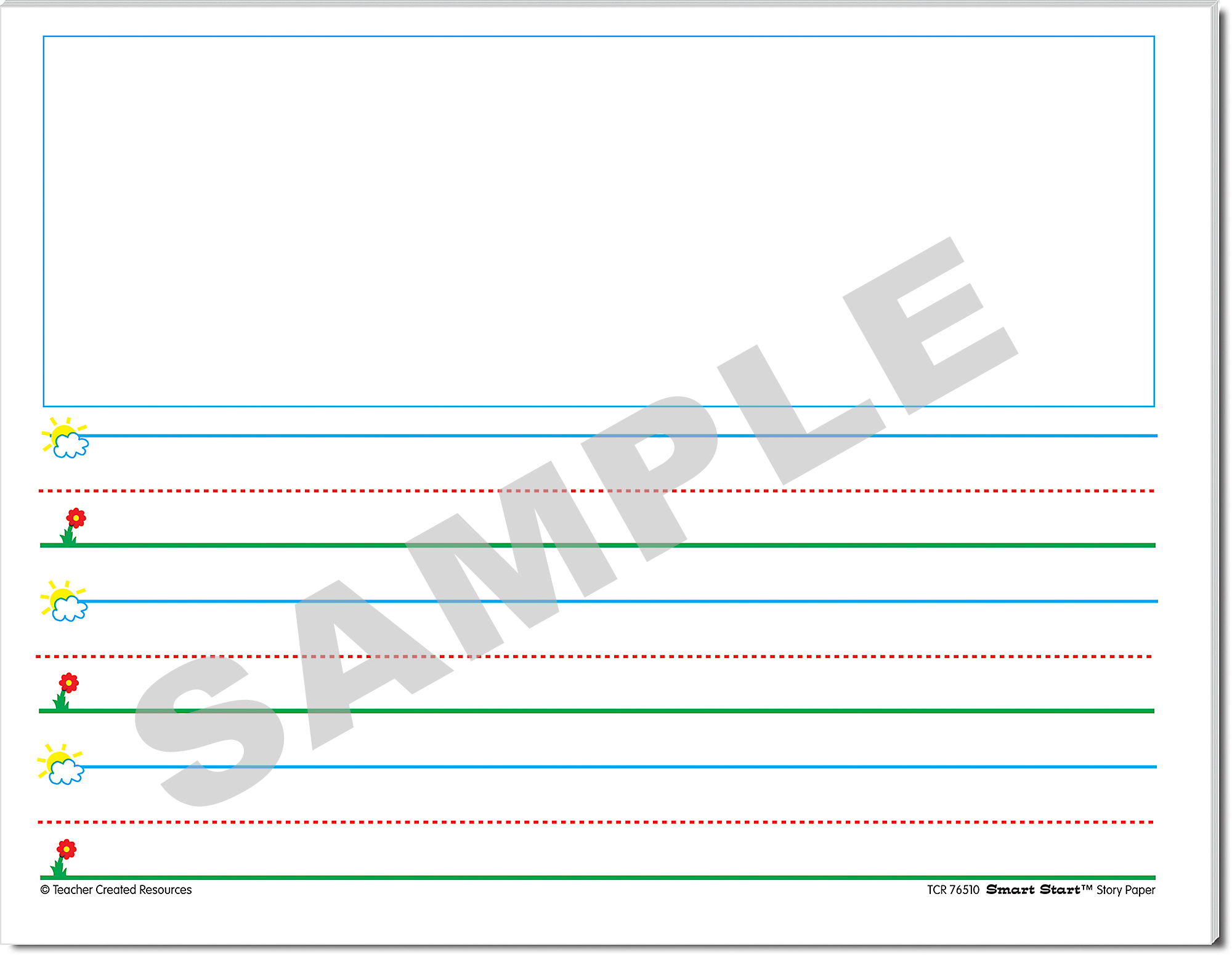 Smart Start K-1 Story Paper: 40 sheet tab