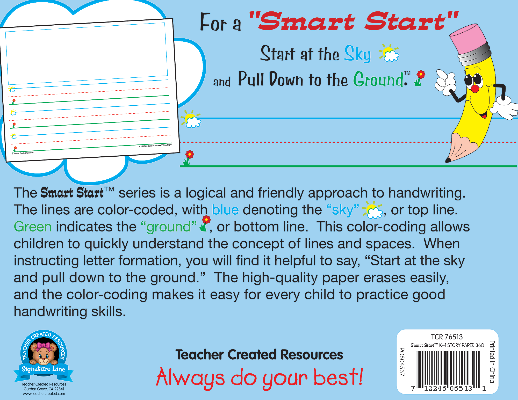 Smart Start K-1 Story Paper: 360 she - Image 2