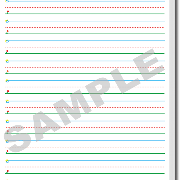 Smart Start 1-2 Writing Paper: 100 she