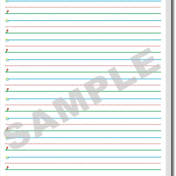 Smart Start 1-2 Writing Paper: 100 she