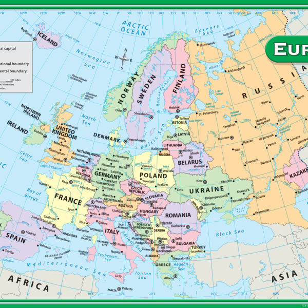 Europe Map Chart