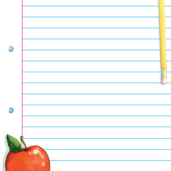 Notepad Paper Lined Chart